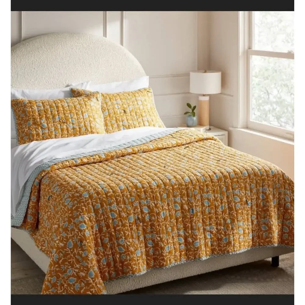 NWT Threshold: King Earthy Vines Quilt